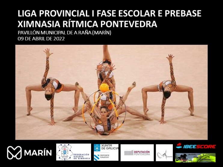 Liga Provincial I Fase Escolar e Prebase Ximnasia Rítmica Pontevedra